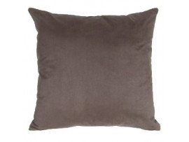 Scatter Cushion - 45cm x 45cm - Chocolate Brown Faux Suede