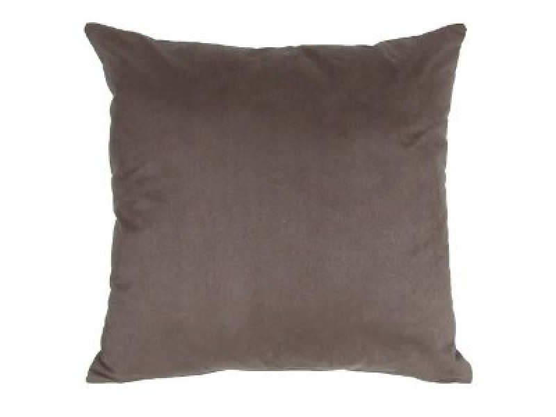 Scatter Cushion - 45cm x 45cm - Chocolate Brown Faux Suede