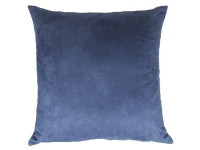 Scatter Cushion - 45cm x 45cm - Denim Blue Faux Suede