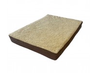 Cashmere Cream Memory Foam Dog Bed - 70cm x 50cm 
