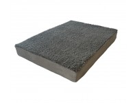 Grey Memory Foam Dog Bed - 70cm x 50cm 