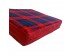 Crimson Red Memory Foam Dog Bed - 59cm Square, 9cm Deep