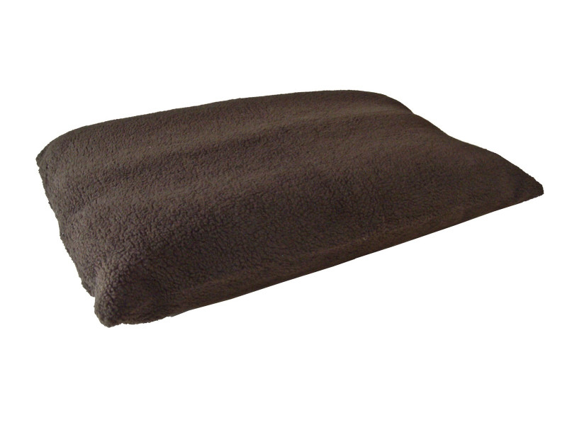 Brown - Sherpa Fleece Dog Bed Cushion