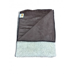 Sherpa / Suede Blanket, Cashmere Brown