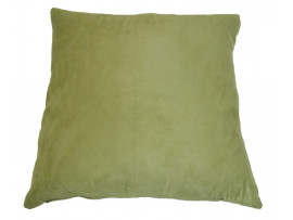 Large Cushion - 65cm x 65cm - Olive Green Faux Suede