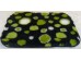 PnH Veterinary Bedding ® - BINDED - NON SLIP - Black with Green Circles