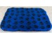 PnH Veterinary Bedding ® - BINDED - NON SLIP - Blue with Black Paws