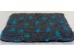 Car Seat Protector - Charcoal with Blue Stars