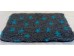 PnH Veterinary Bedding ® - BINDED - NON SLIP - Charcoal with Blue Stars