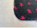 PnH Veterinary Bedding ® - BINDED - NON SLIP - Charcoal with Pink Stars