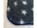 PnH Veterinary Bedding ® - BINDED - NON SLIP - Charcoal with White Stars