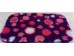 PnH Veterinary Bedding ® - BINDED - NON SLIP - Purple with Pink Circles