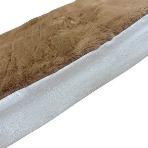 Cat Window Bed - Soft Plush Fur - Biscuit Tan