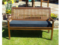 Garden Bench Cushion - Black Cord