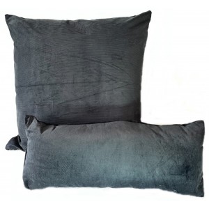 Cushion & Bolster Set - Black Cord Cushion & Bolster Set - Black Cord