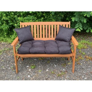Blown Fibre Garden Bench Cushion - Black Blown Fibre Garden Bench Cushion - Black