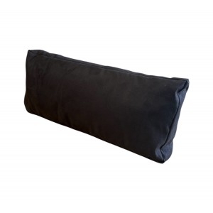 Black Faux Suede Head Rest