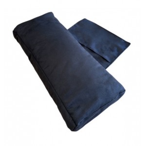 Head Rest - Faux Suede - Black