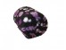 PnH Veterinary Bedding - NON SLIP - By The Roll - Black with Purple Circles