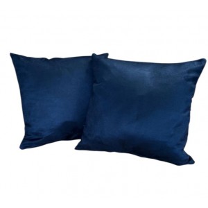 Large Cushion - 65cm x 65cm - Black Faux Suede