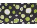 Car Seat Protector - Black with Green Circles