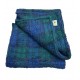 Deluxe Sherpa Fleece Lap Blanket - DOUBLE LAYERED - Blackwatch Tartan