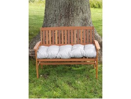 Blown Fibre Garden Bench Cushion - Light Grey