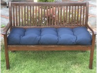 Blown Fibre Garden Bench Cushion - Navy Blue