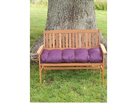 Blown Fibre Garden Bench Cushion - Purple