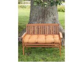 Blown Fibre Garden Bench Cushion - Rust