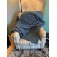 Deluxe Sherpa Fleece Lap Blanket - DOUBLE LAYERED - Blue