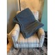Deluxe Sherpa Fleece Lap Blanket - DOUBLE LAYERED - Blue
