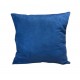 Scatter Cushion - 45cm x 45cm - Denim Blue Faux Suede