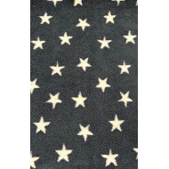 Fleece Oval Pad - Midnight Blue with White Stars