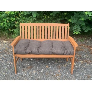 Blown Fibre Garden Bench Cushion - Brown/Gold Fleck SHOWERPROOF Blown Fibre Garden Bench Cushion - Brown/Gold Fleck SHOWERPROOF