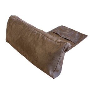 Brown Faux Suede Head Rest