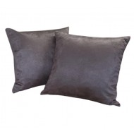 Large Cushion - 65cm x 65cm - Chocolate Brown Faux Suede