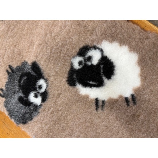 Clearance PnH Veterinary Bedding - NON SLIP - Brown Sheep - 3m x 48cm