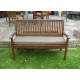 4ft Clearance Bench Cushion Set with Back Pads - Brown Weave