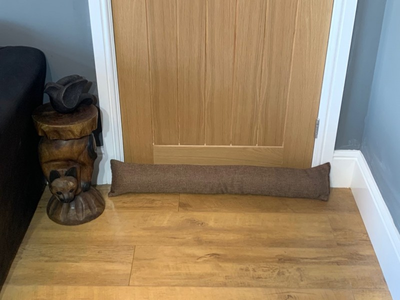 Draught Excluder - Brown Weave