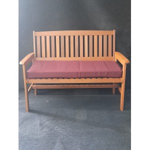3ft Clearance Bench Cushion - Burgundy Showerproof