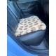Car Seat Protector - Cream with Brown Paws