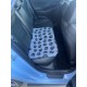 Car Seat Protector - Grey with Black Paws