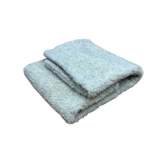 Deluxe Sherpa Fleece Lap Blanket - DOUBLE LAYERED - Cashmere Cream