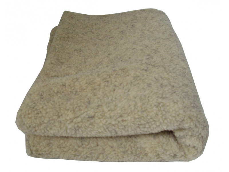 Deluxe Sherpa Fleece Lap Blanket - DOUBLE LAYERED - Cashmere Cream
