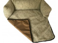 Sofa Dog Bed - Cashmere Cream with Waterproof Base