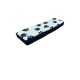 Cat Window Bed - Sherpa Fleece - Cream Pawprints