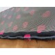 Clearance PnH Veterinary Bedding - NON SLIP - Charcoal with Cerise Hearts - 3m x 75cm
