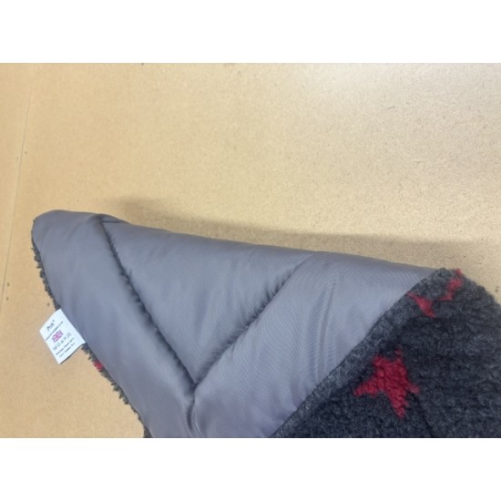 Clearance Charcoal Stars Quilted Crate Pad - 60cm x 40cm
