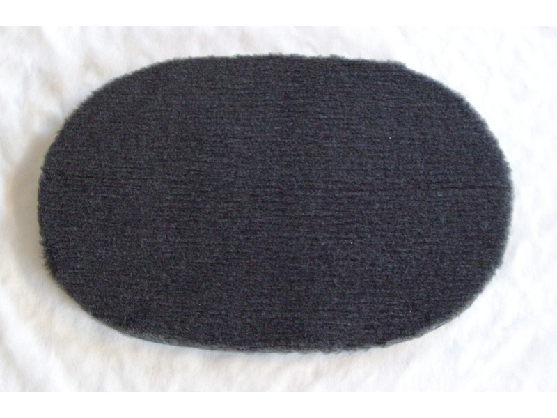 PnH Veterinary Bedding - NON SLIP - Oval - Plain Charcoal